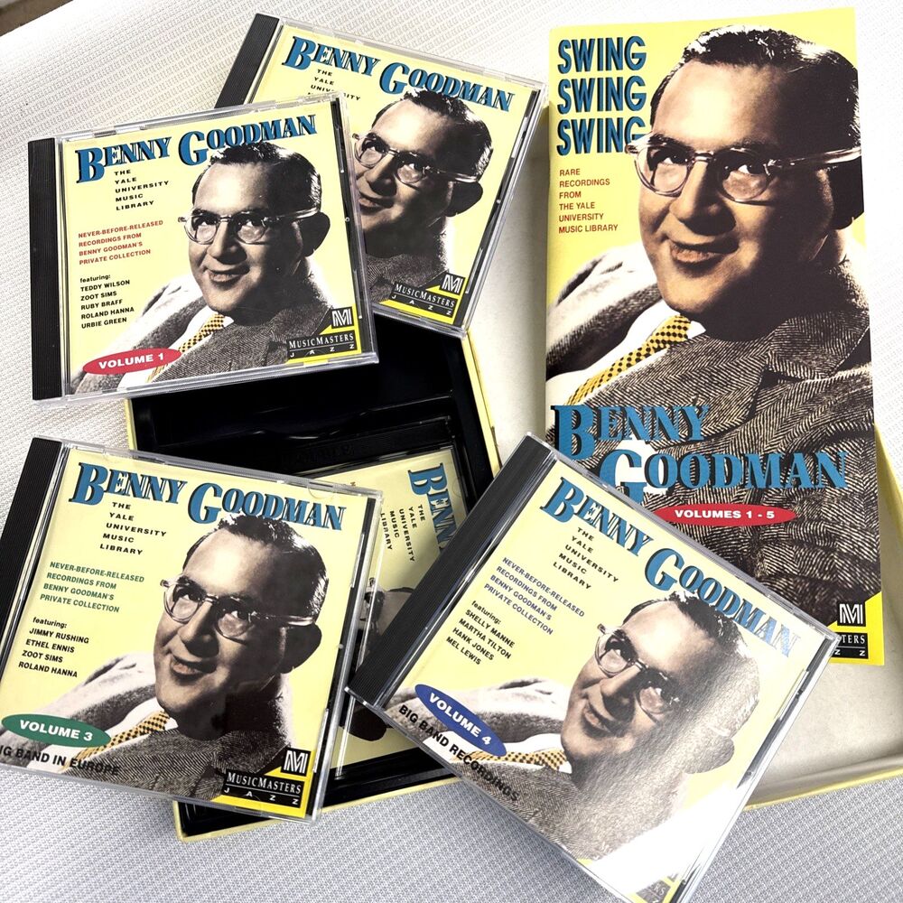 Swing, Swing, Swing [Box] by Benny Goodman (6 CDs, Feb-1993,  Musicmasters)